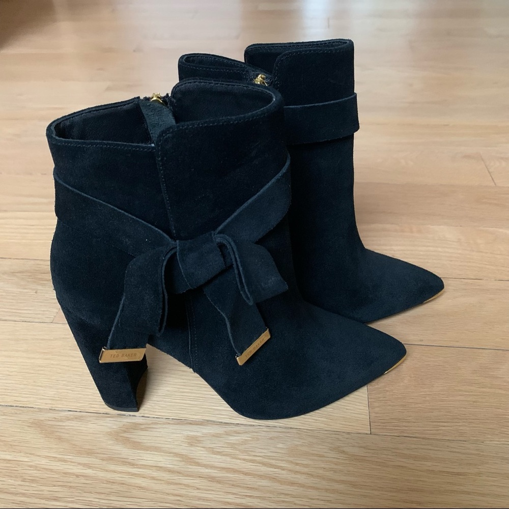 Ted Baker Sailly Black Boots Size 7 (EU 38) Great Condition
